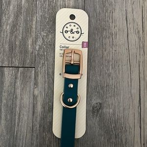 NEW! Bond & Co. Teal Green & Gold Collar